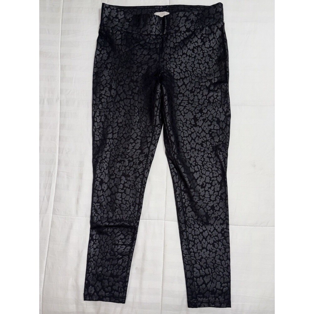 Loft Cheetah Ponte Leggings Matte Shimmer Finish NWOT Sz MP